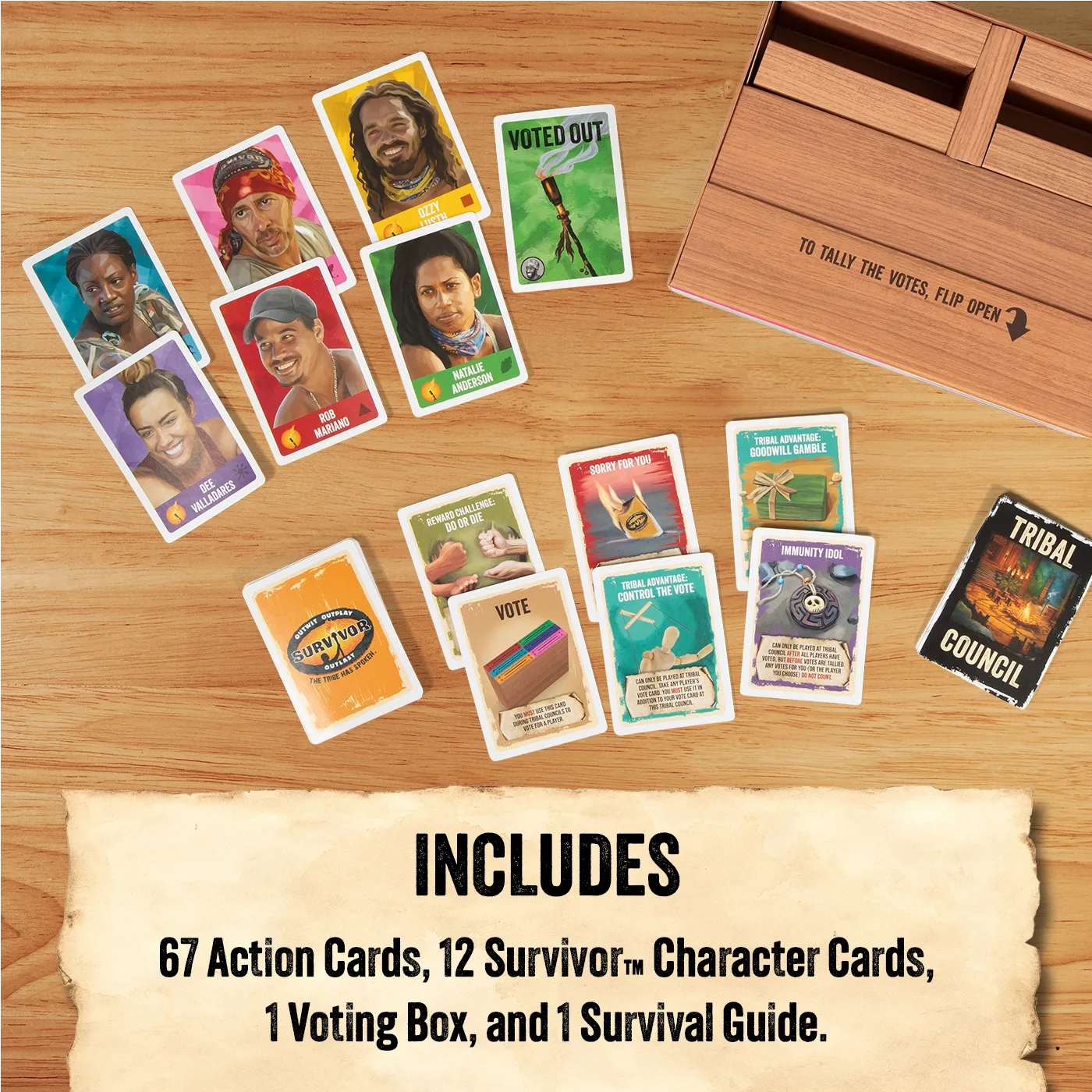 Exploding Kittens Survivor The Tribe Has Spoken gioco carte