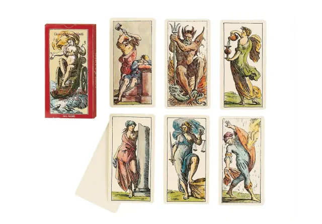Dal Negro Tarocchini Mitelli mazzo tarocchi 62 carte libretto