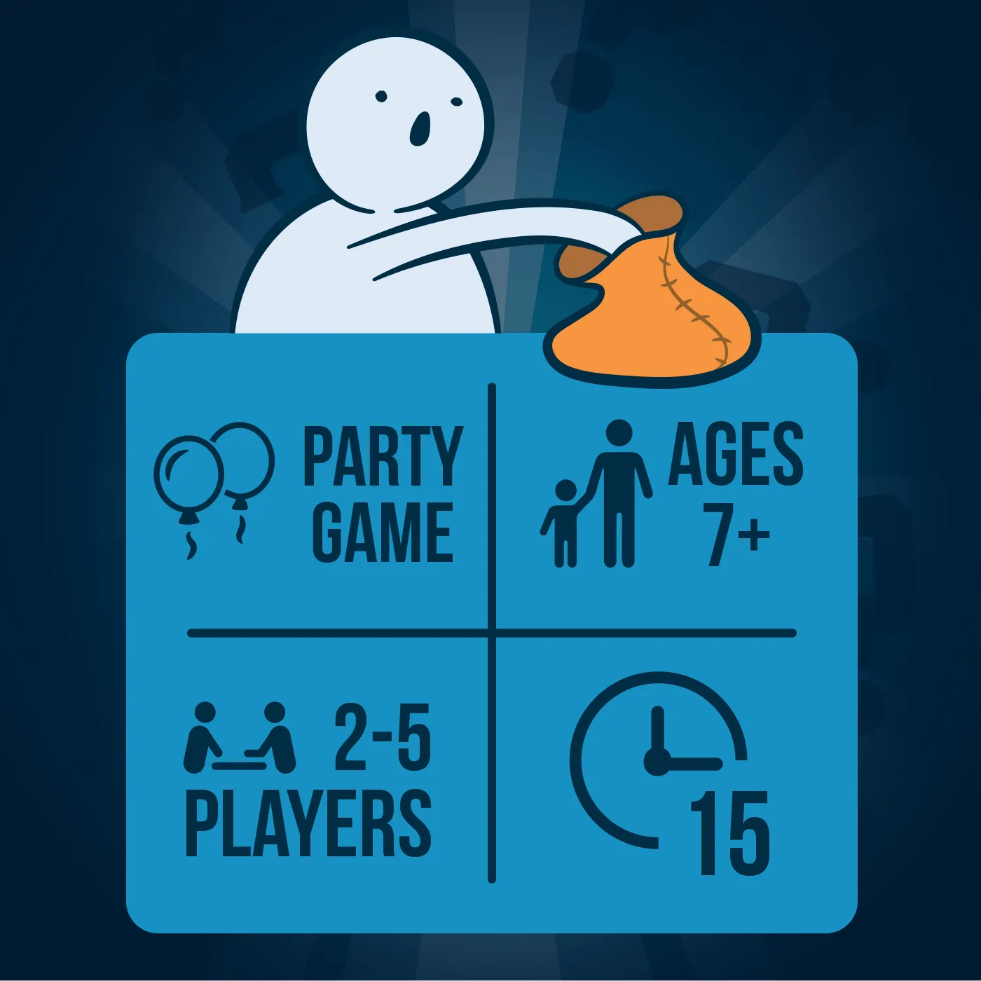 Exploding Kittens You Lying Sack gioco bluff sacchetto