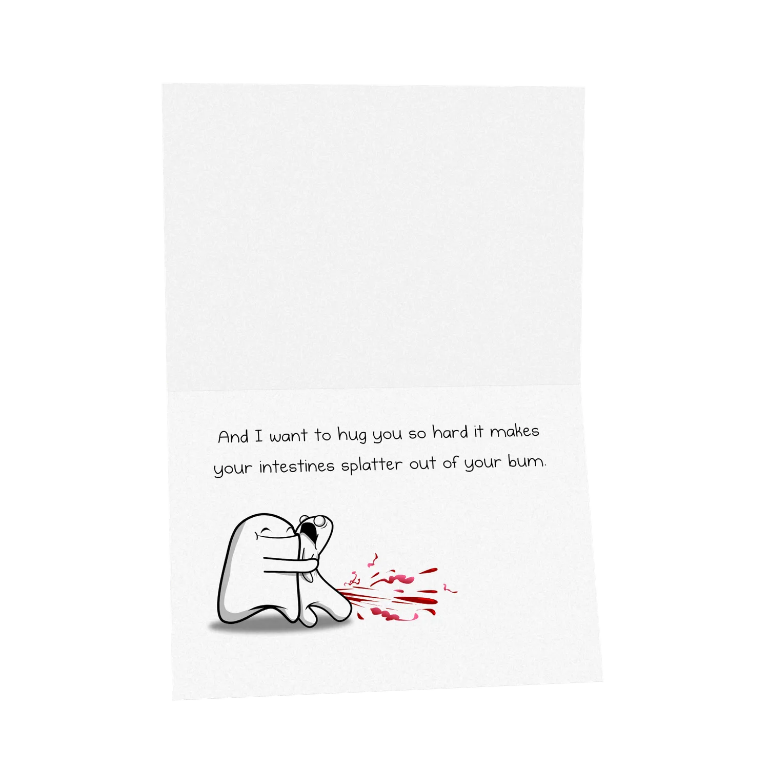 Exploding Kittens Splatter biglietto auguri NSFW singolo