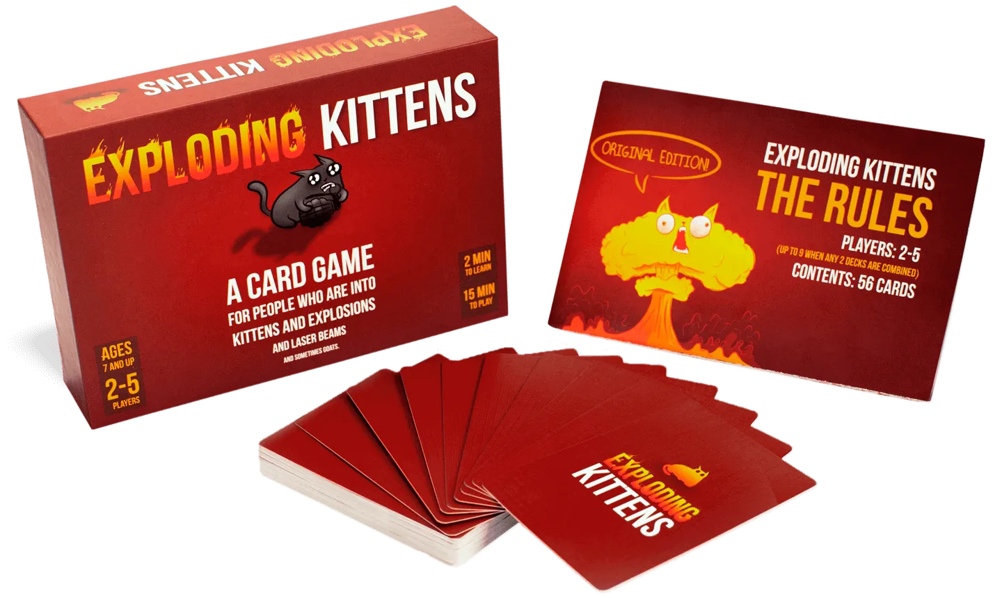 Exploding Kittens Epic Party Bundle gioco carte + Barking Kittens inglese