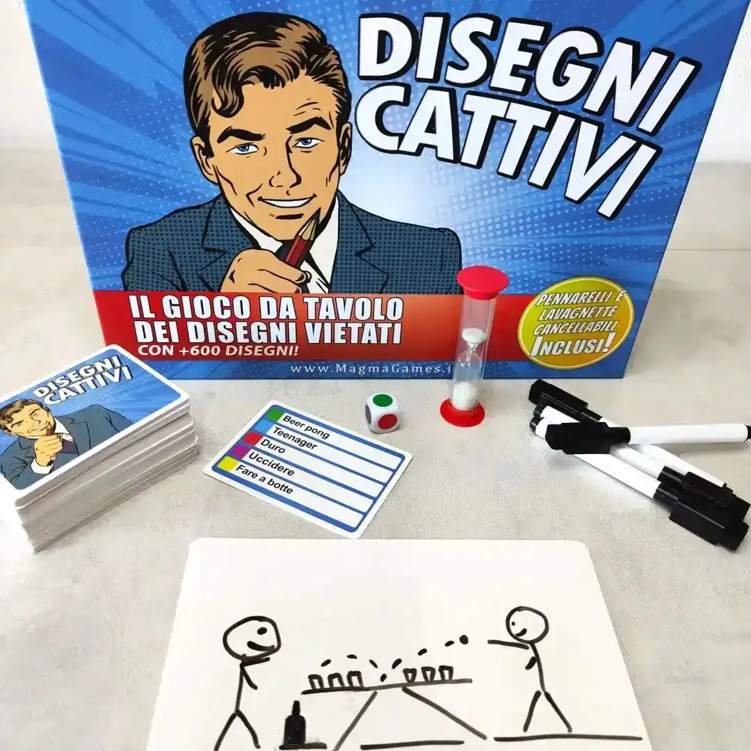 Magma Games Disegni Cattivi party game disegno 18+ 600 parole vietate