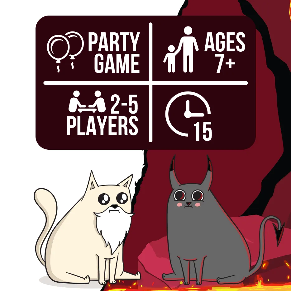 Exploding Kittens Good vs Evil gioco di carte scontri