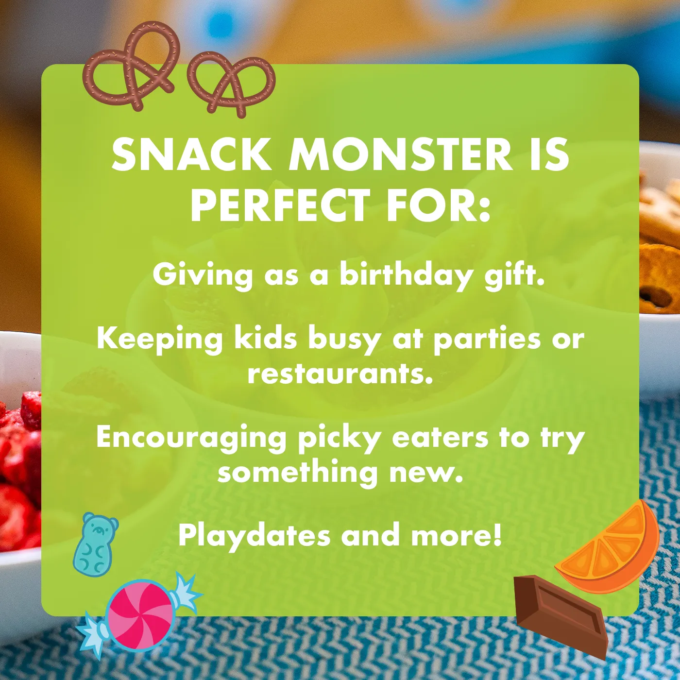 Exploding Kittens Snack Monster gioco per bambini con spinner
