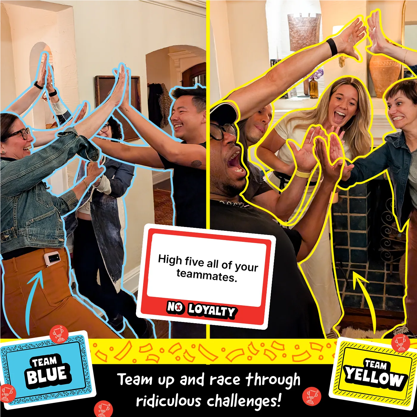 Exploding Kittens No Loyalty gioco party a squadre