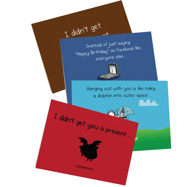 Exploding Kittens NSFW Birthday Cards Vol. B biglietti 4 pack