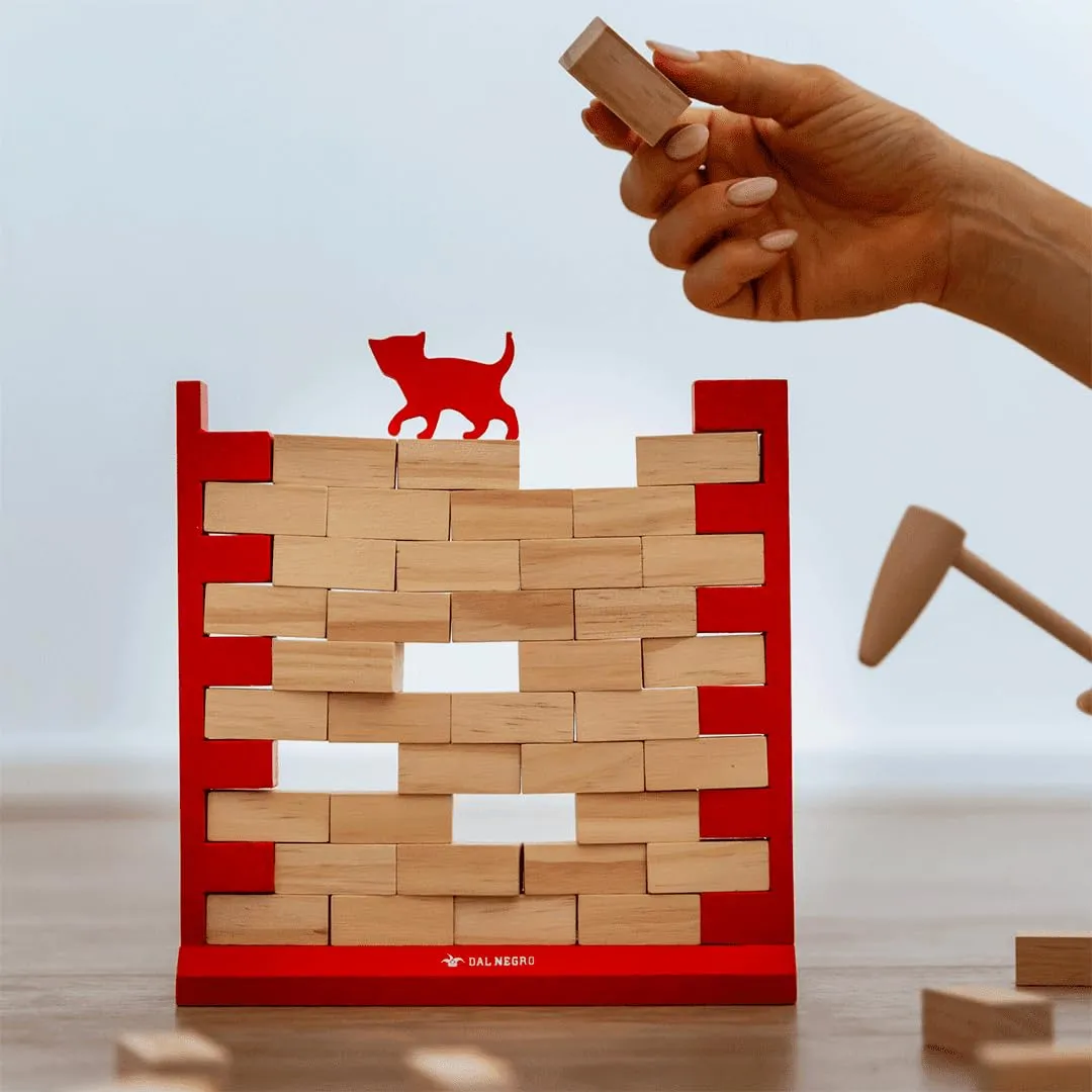 Dal Negro Mind the Cat gioco da tavolo equilibrio 44 mattoni