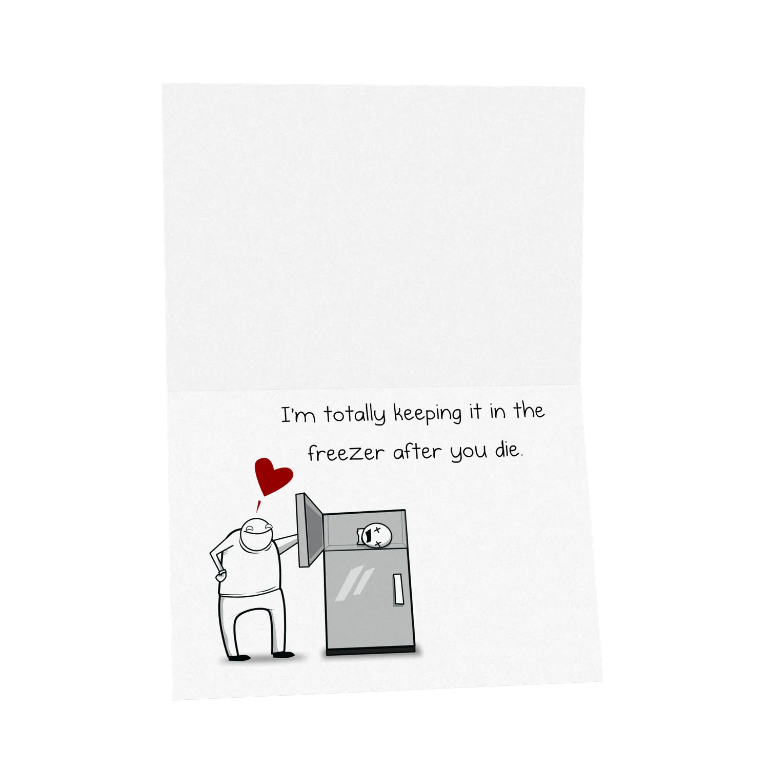 Exploding Kittens Face Freezer biglietto auguri NSFW singolo