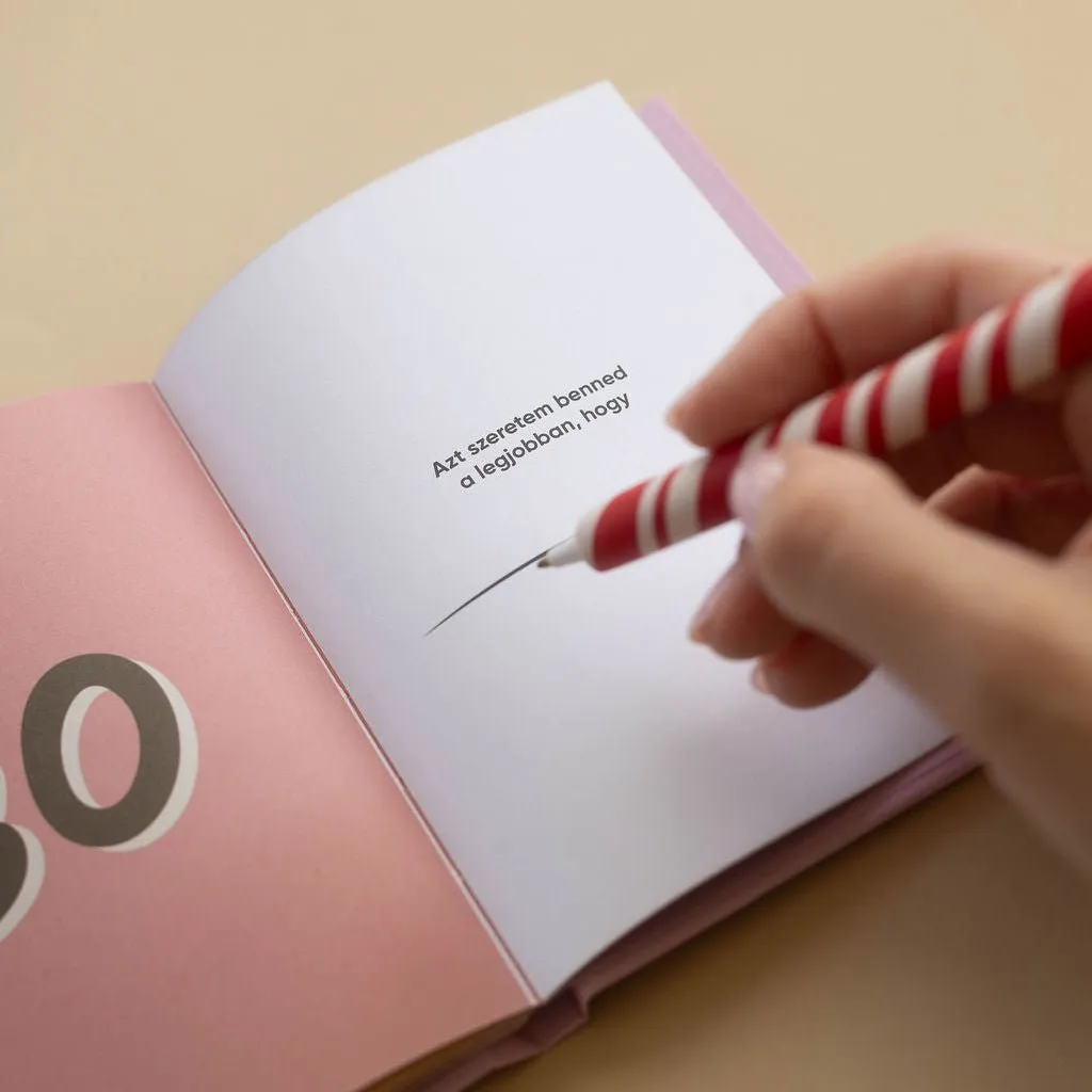 körvonal Cose che Amo di Mamma libro regalo da compilare 30 pp