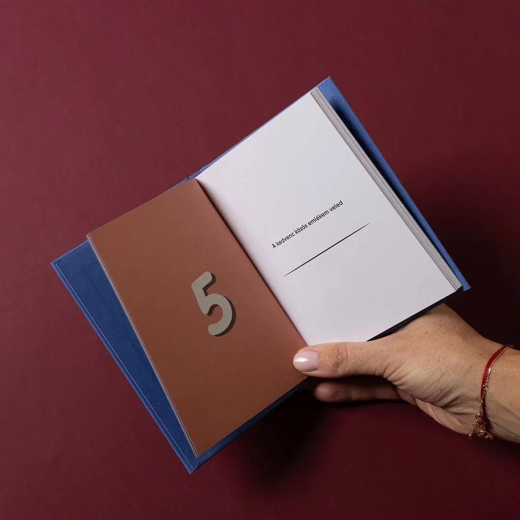 Körvonal Cose che amo di te Papà libro regalo da compilare 30 schede