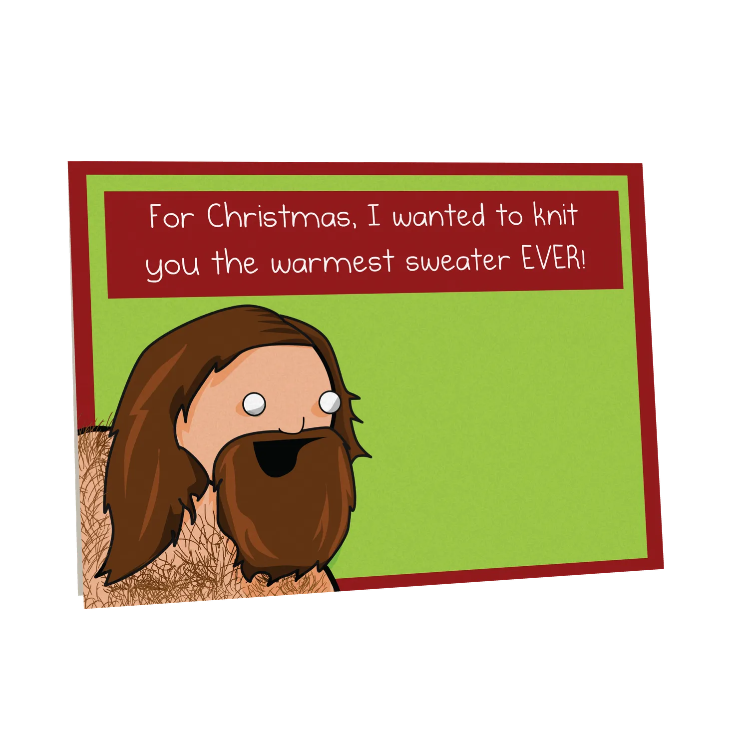 Exploding Kittens Holiday Sweater biglietto auguri singolo NSFW