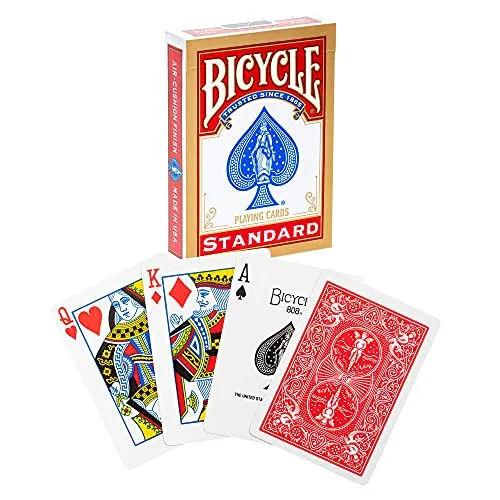 Bicycle 808 carte da poker mazzo 52 carte dorso rosso o blu