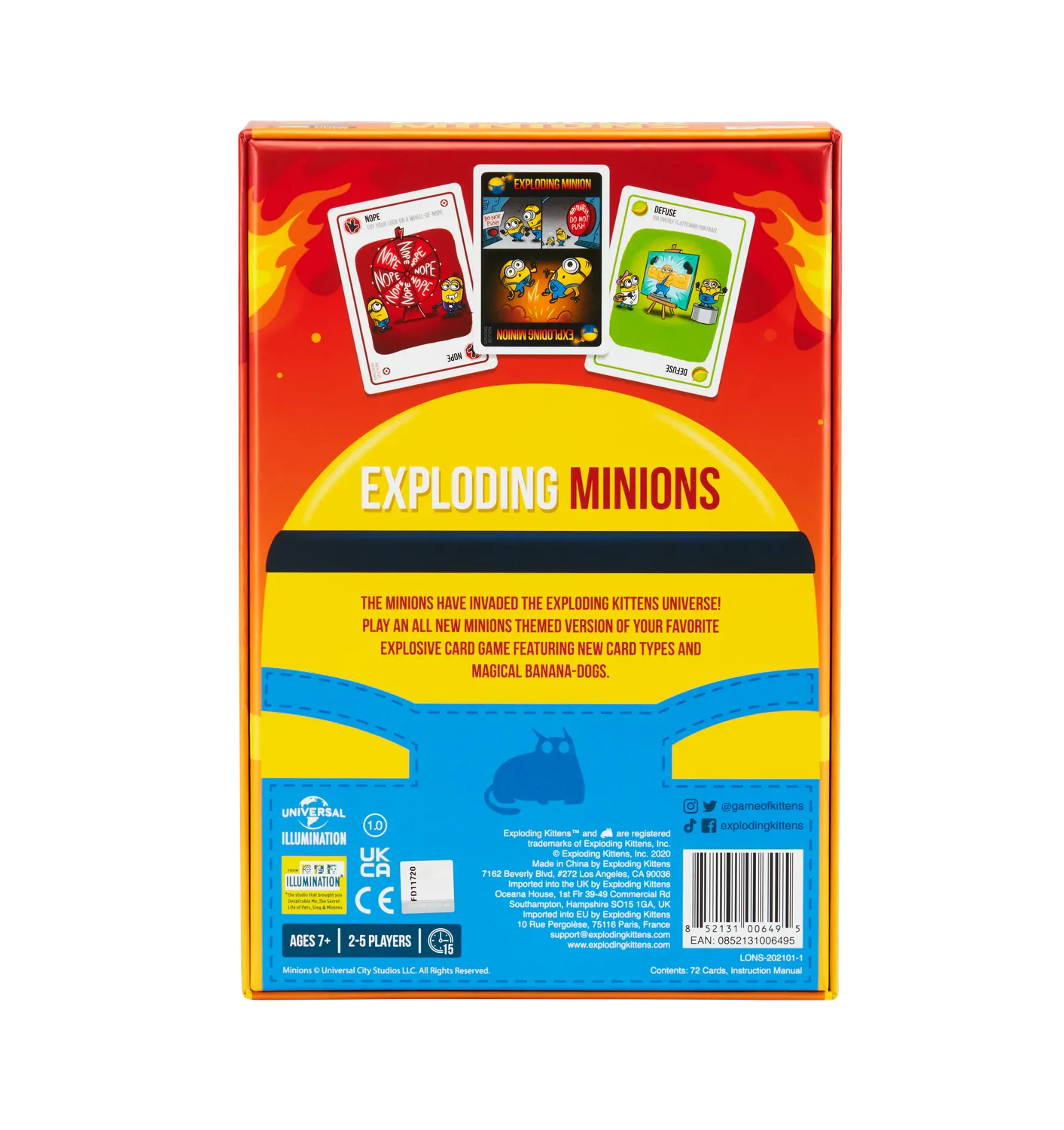 Exploding Kittens Exploding Minions gioco carte inglese