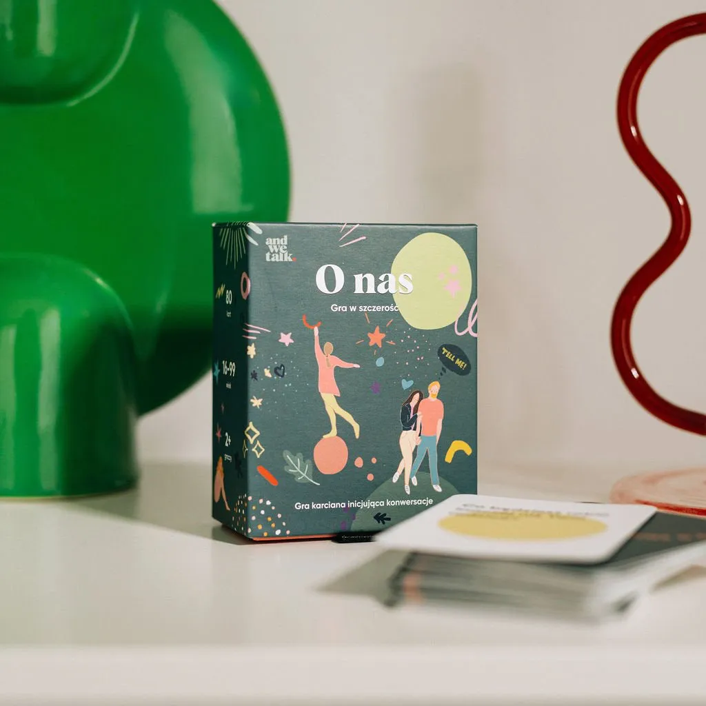 körvonal O nas set gioco di carte polacco famiglia