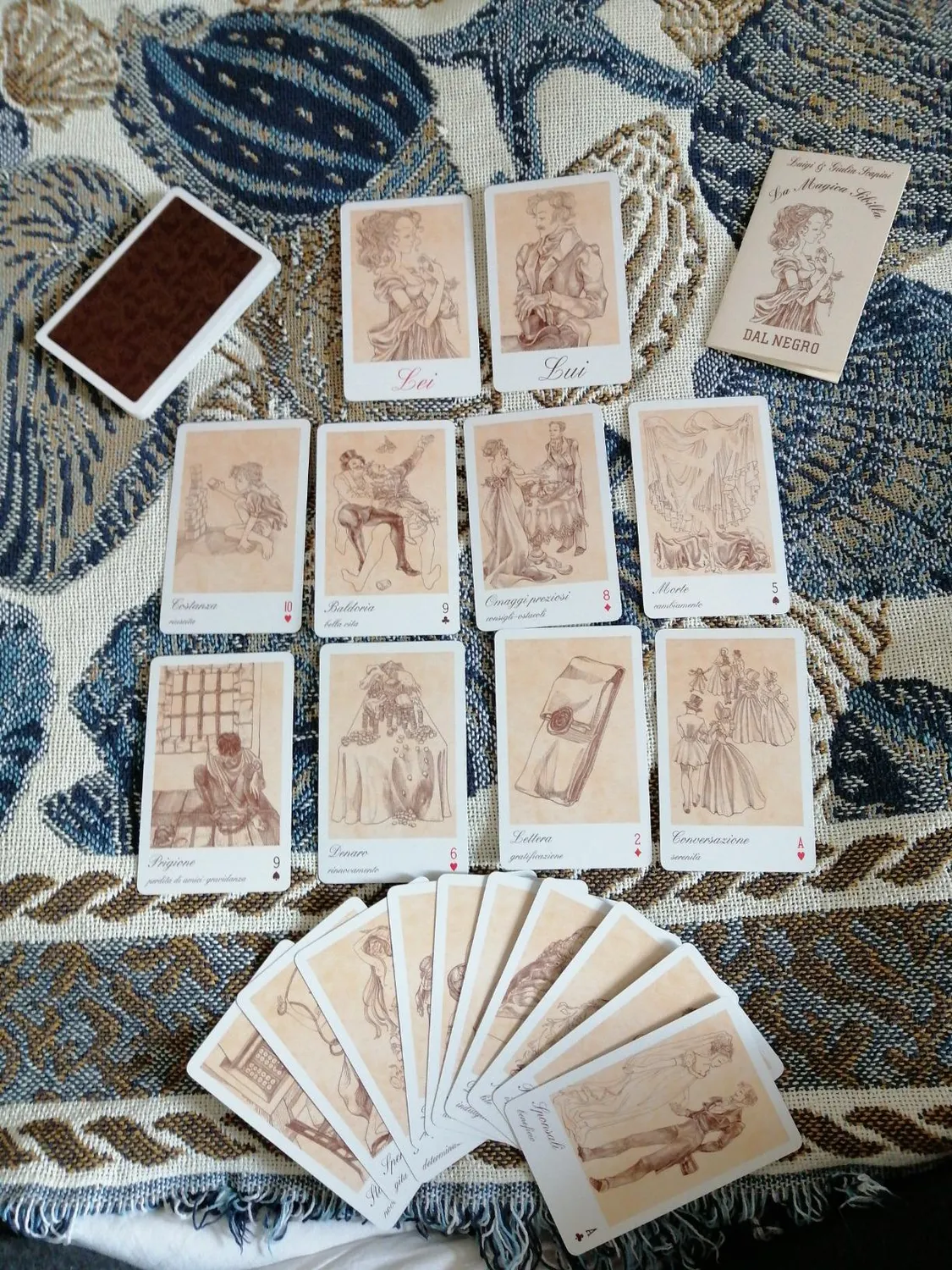 Dal Negro Magica Sibilla Scapini mazzo sibille 54 carte