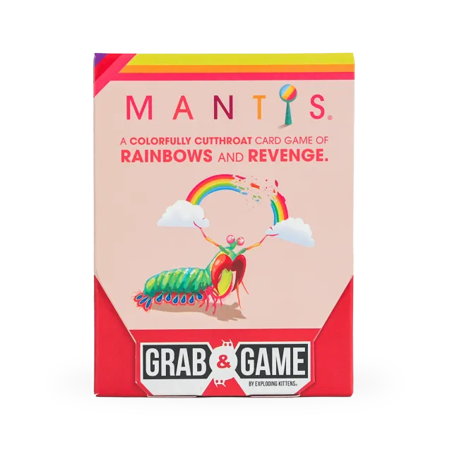 Exploding Kittens Mantis Grab & Game gioco carte viaggio