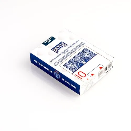 Bicycle Prestige carte da poker plastica indici jumbo rosso/blu