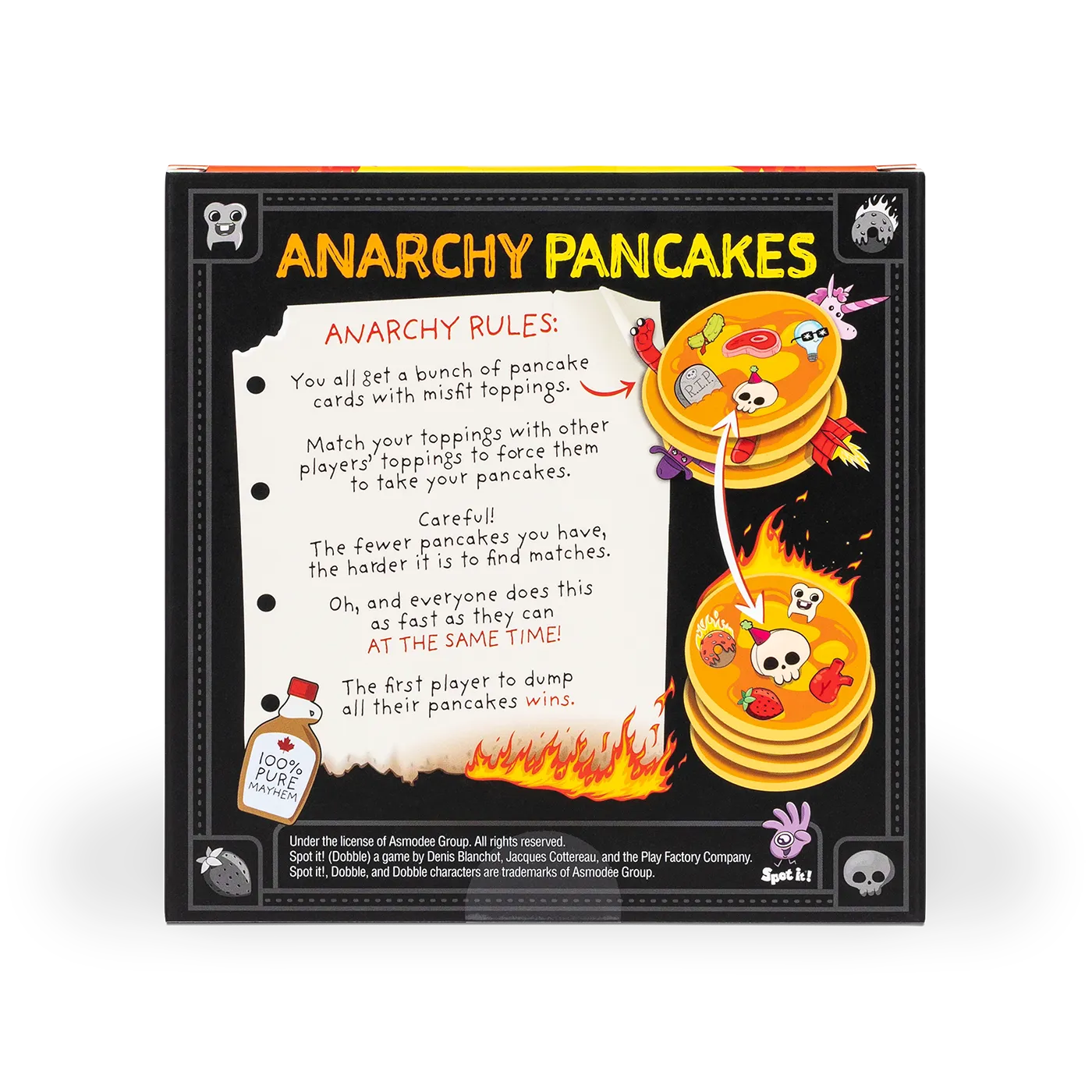 Exploding Kittens Anarchy Pancakes gioco carte velocità