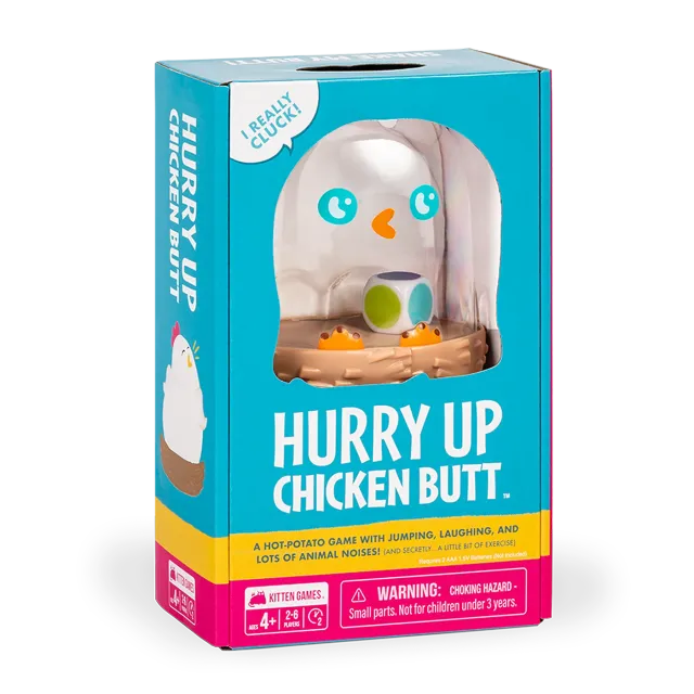 Exploding Kittens Hurry Up Chicken Butt gioco bambini pollo