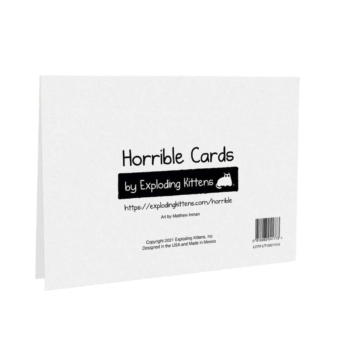 Exploding Kittens Meteorite biglietto auguri compleanno NSFW