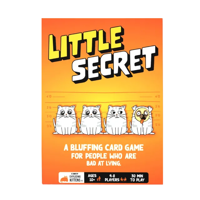 Exploding Kittens Little Secret gioco bluff deduzione