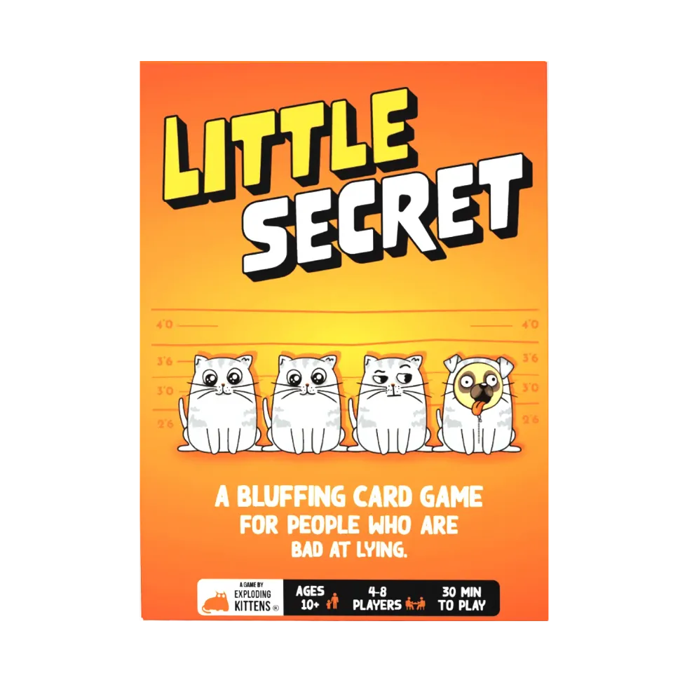 Exploding Kittens Little Secret gioco bluff deduzione
