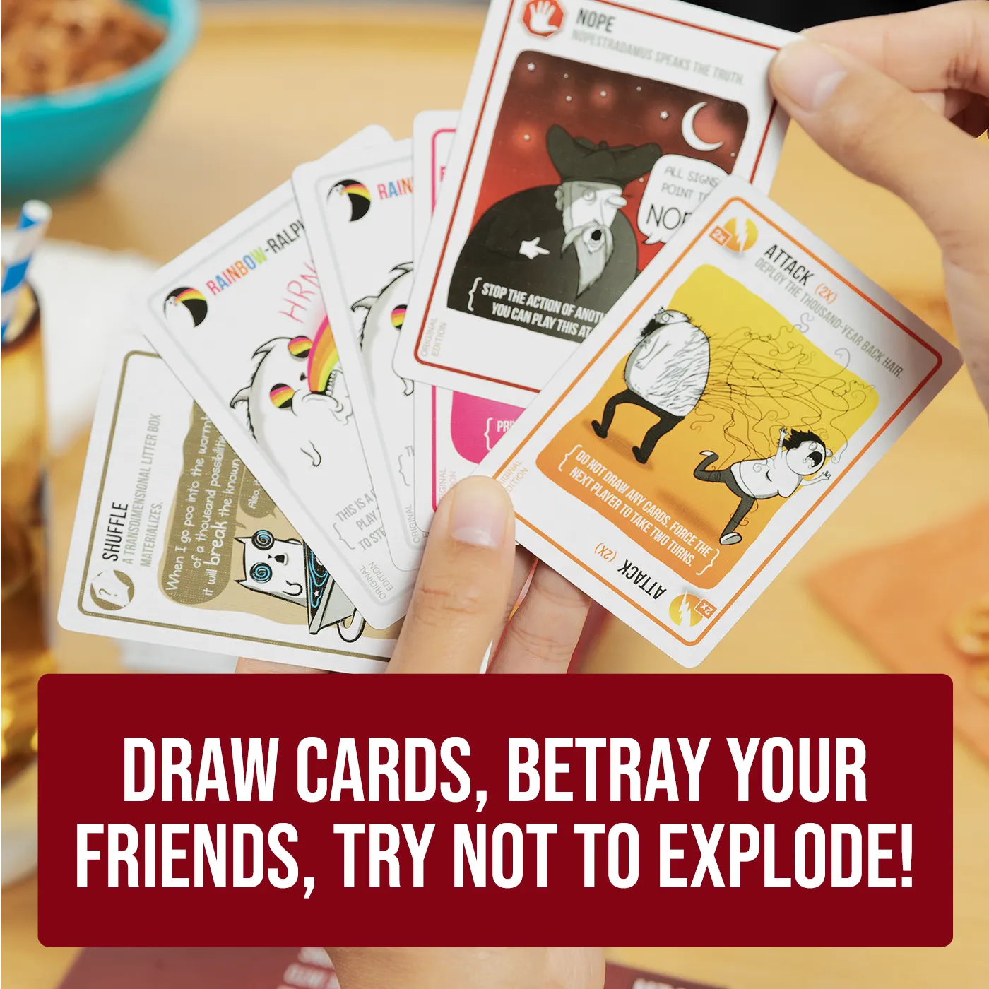 Exploding Kittens Original Edition gioco carte edizione italiana base