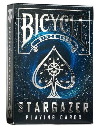 Bicycle Stargazer carte da poker mazzo nero buco nero