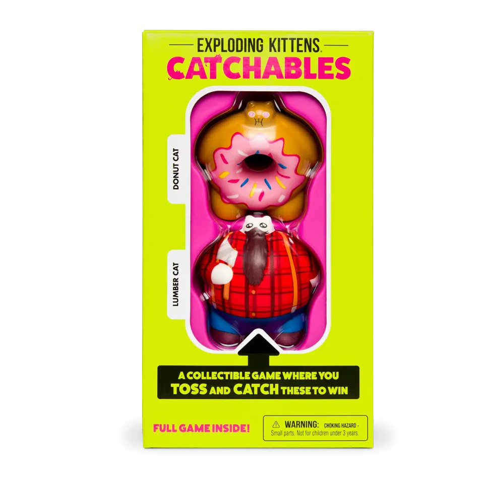Exploding Kittens Catchables 2-Pack gioco Donut Lumber