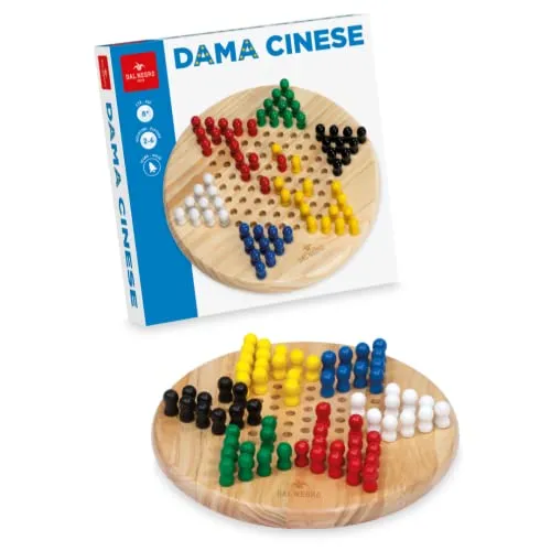 Dal Negro Dama Cinese Rotonda gioco legno classico
