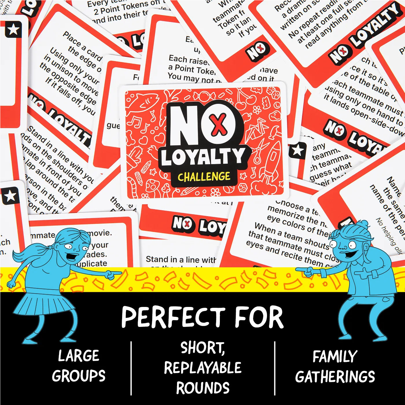 Exploding Kittens No Loyalty gioco party a squadre