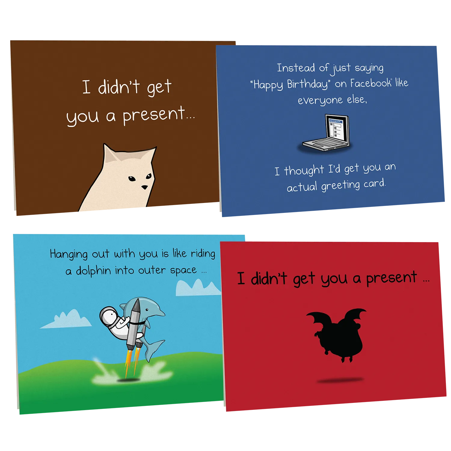 Exploding Kittens NSFW Birthday Cards Vol. B biglietti 4 pack