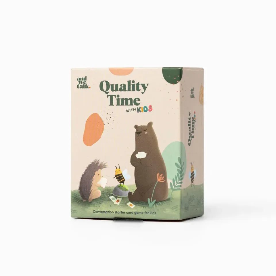 körvonal Quality Time Kids gioco carte inglese