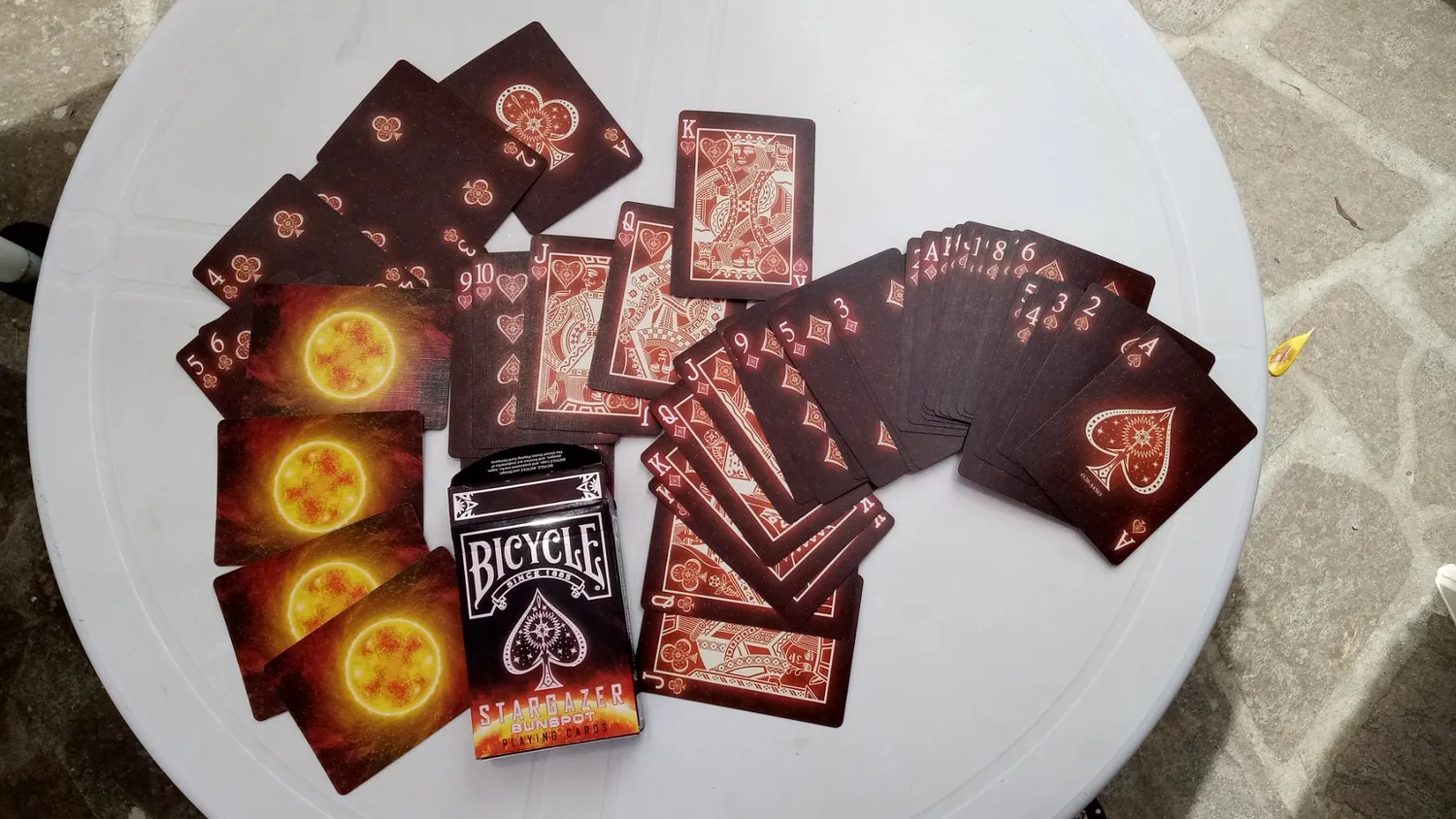 Bicycle Stargazer Sunspot carte poker collezione 54 carte