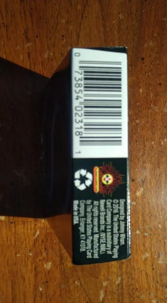 Bicycle Stargazer carte da poker mazzo nero buco nero