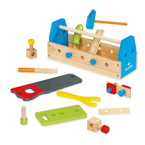 Dal Negro Mastro's Toolbox cassetta attrezzi legno bambini 4+