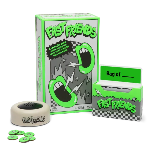 Exploding Kittens Fast Friends gioco parole party timer