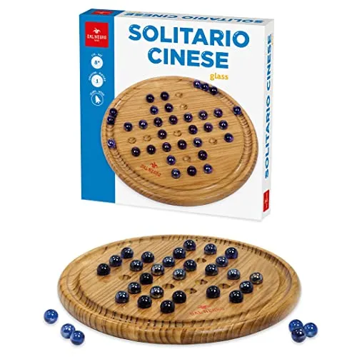 Teodomiro Dal Negro 53913 solitario cinese legno biglie vetro