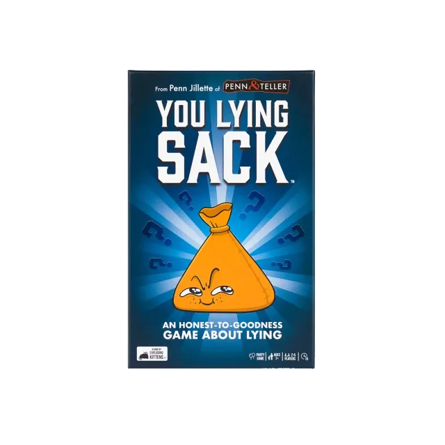 Exploding Kittens You Lying Sack gioco bluff sacchetto