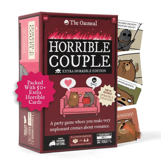 Exploding Kittens Horrible Couple Extra Horrible gioco coppie