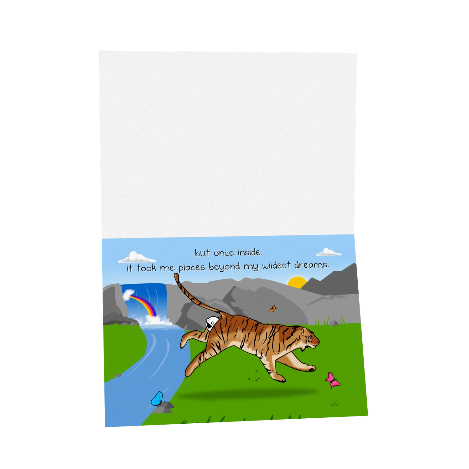 Exploding Kittens Tiger biglietto auguri NSFW amore