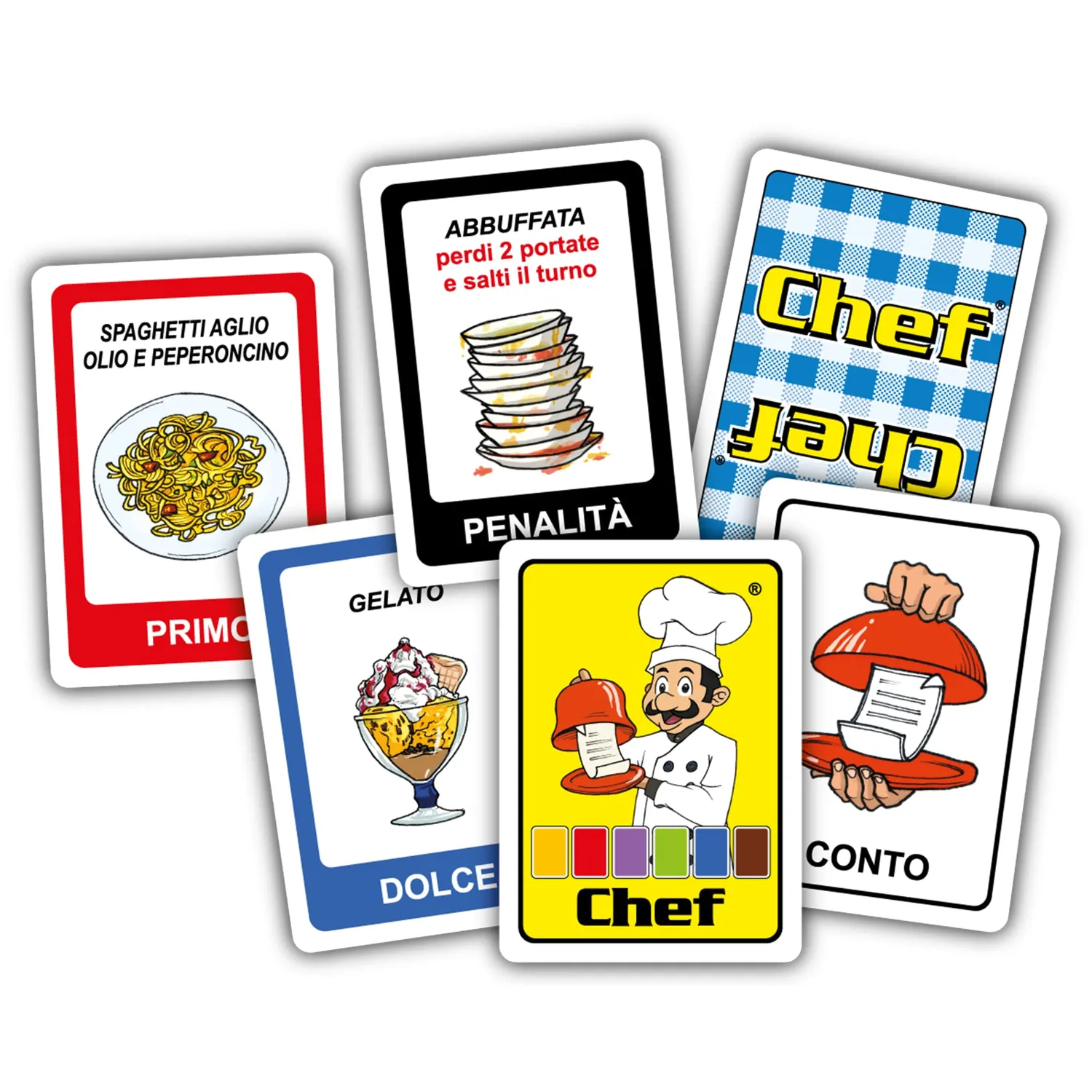 Dal Negro Chef Piatti Italiani gioco carte 110 carte 6+