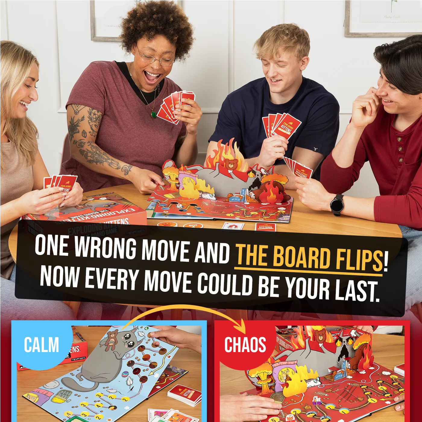 Exploding Kittens Super Fan Edition gioco da tavolo strategico