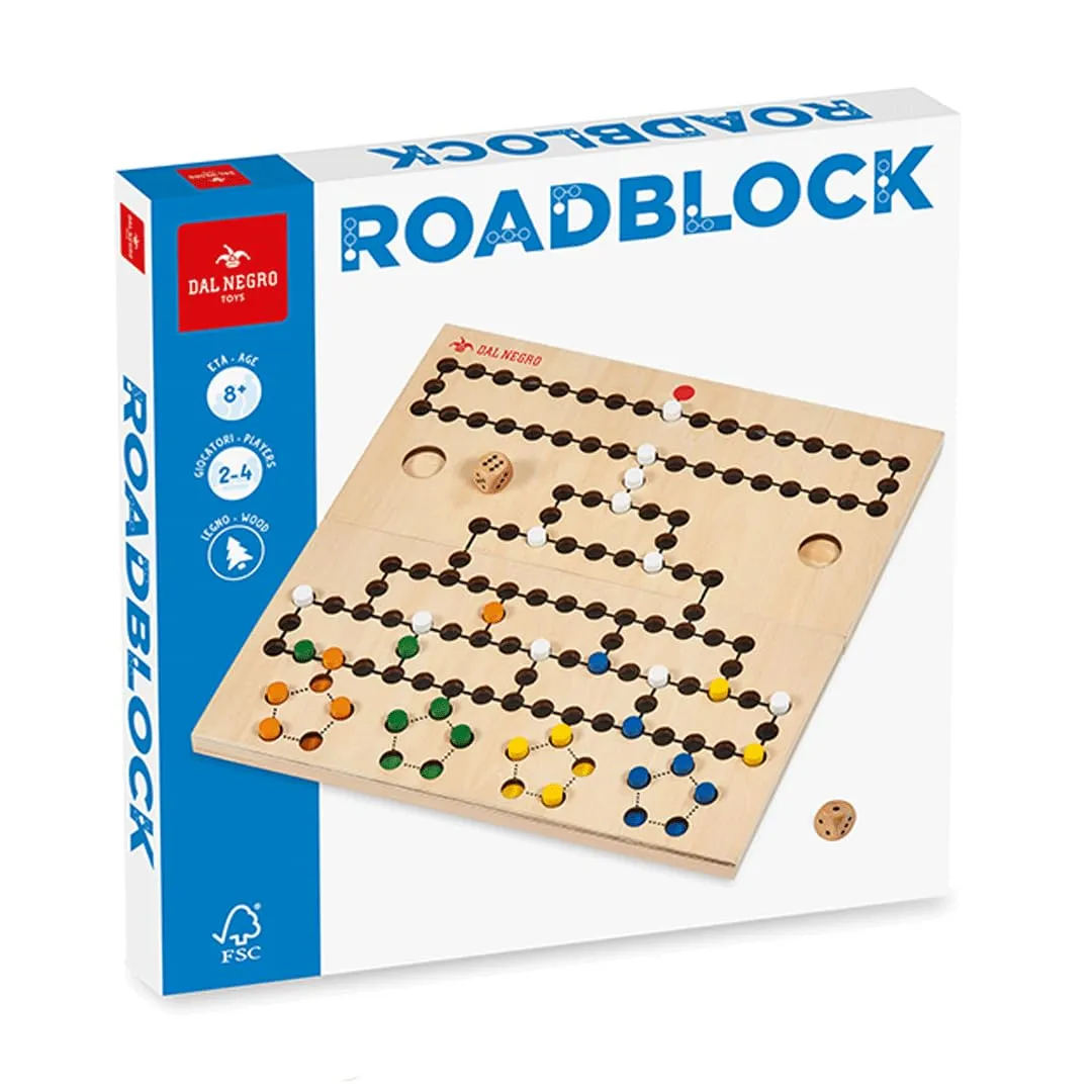 Dal Negro Roadblock gioco tavolo legno 2-4 giocatori