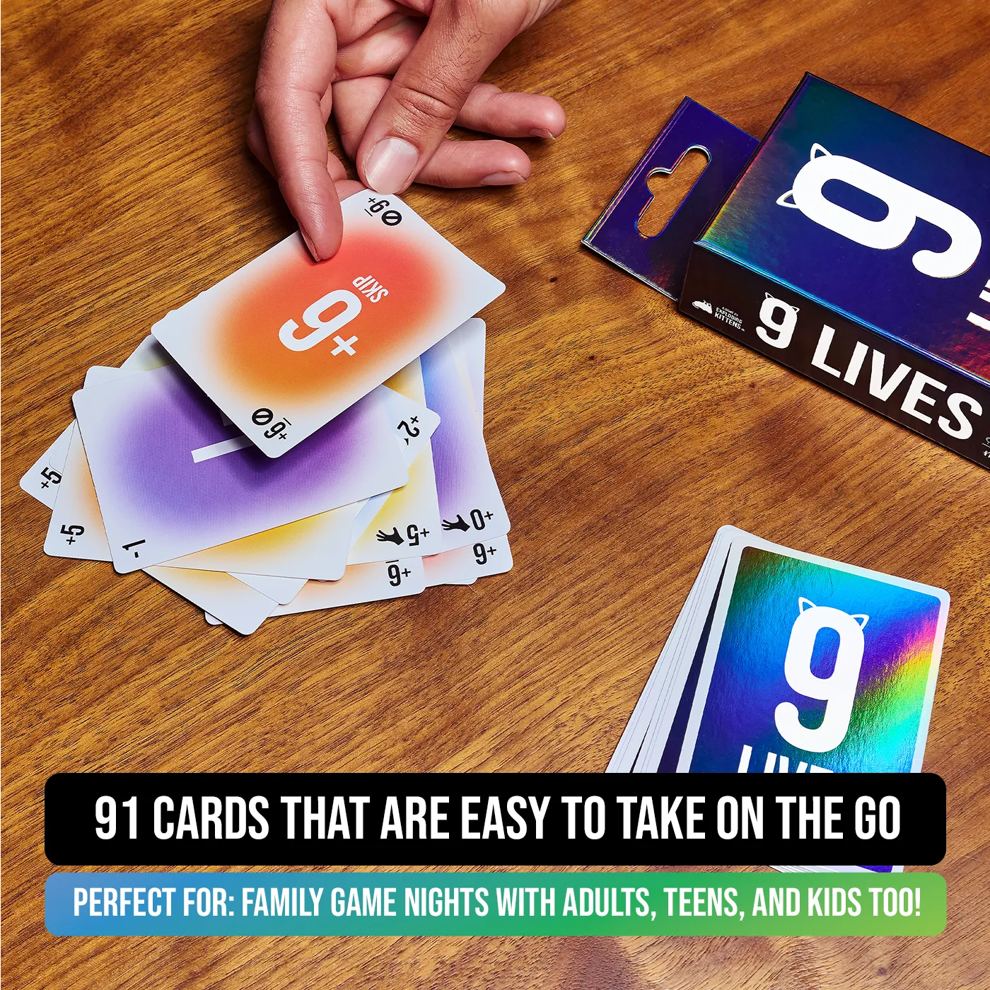 Exploding Kittens 9 Lives gioco di carte fino a 9