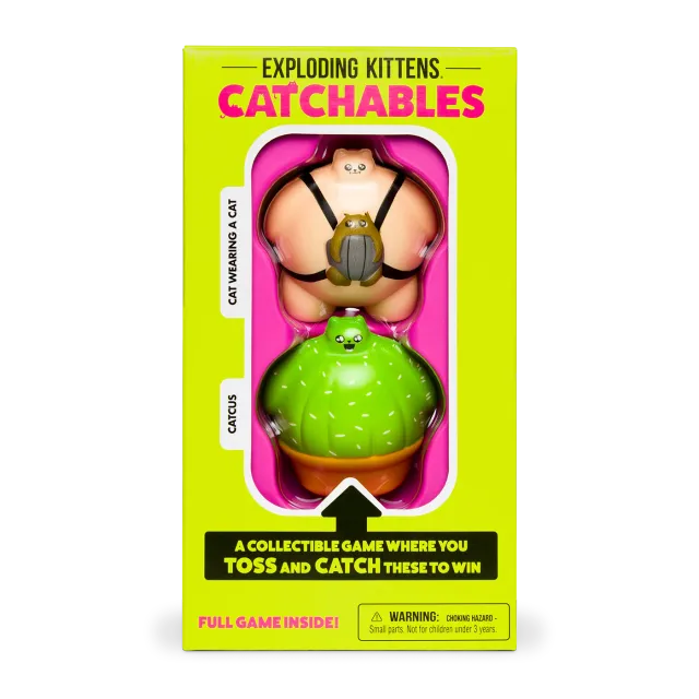Exploding Kittens Catchables 2-Pack gioco acchiappa Catcus