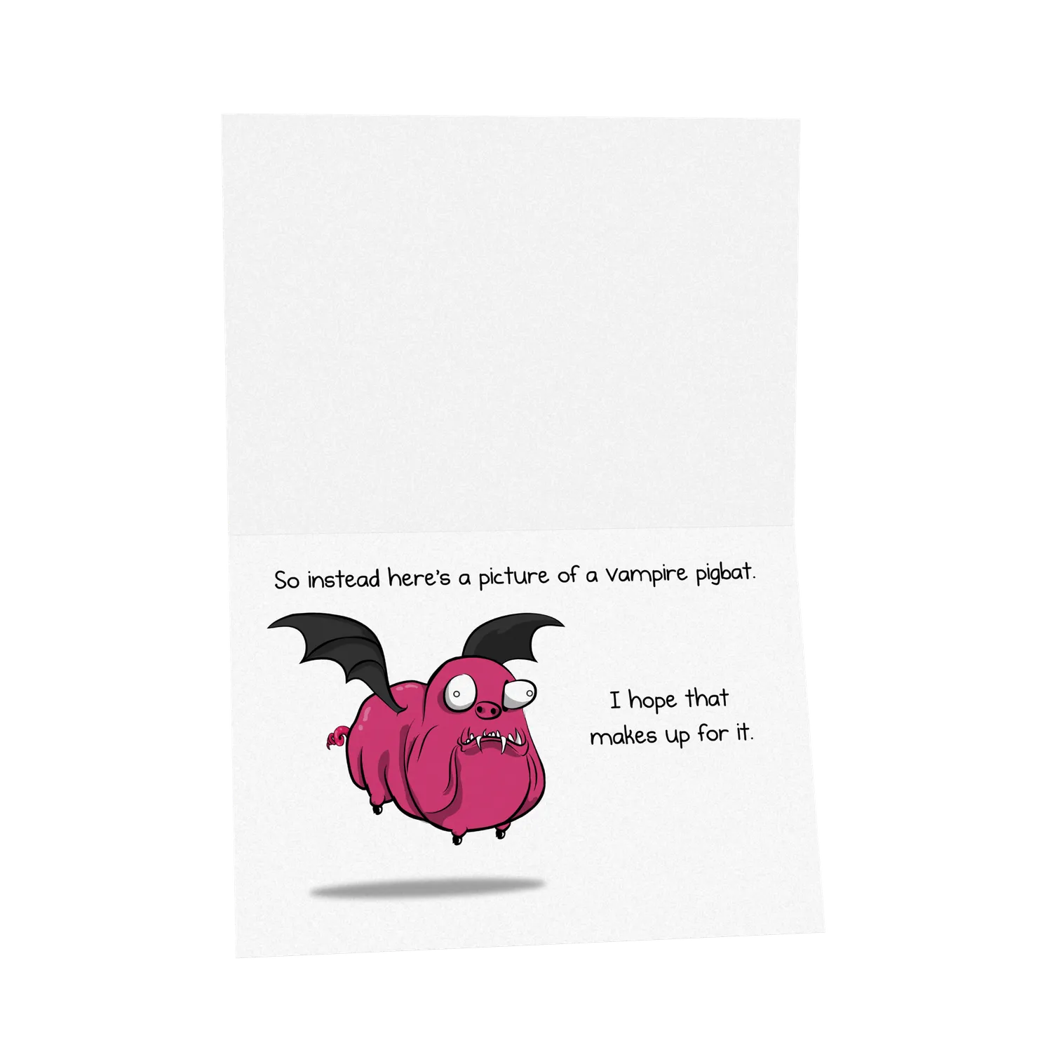 Exploding Kittens Pigbat biglietto compleanno divertente