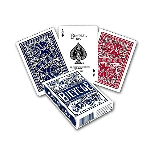 Bicycle Chainless mazzo carte da poker standard magictuck rosso