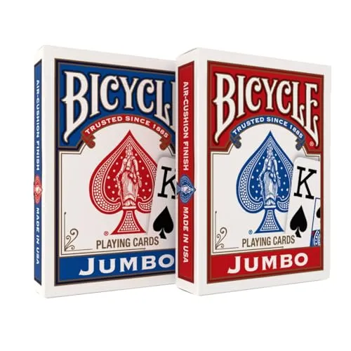 Bicycle Jumbo Index carte poker indici grandi 1 mazzo