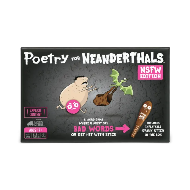 Exploding Kittens Poetry for Neanderthals NSFW gioco carte adulti